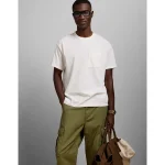 AE77 Premium Military Pocket T-Shirt - White