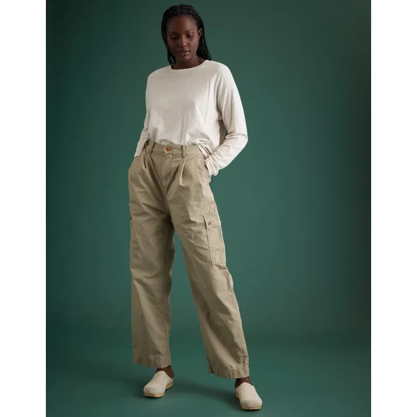 AE77 Premium Pleated Cargo Pant - Olive