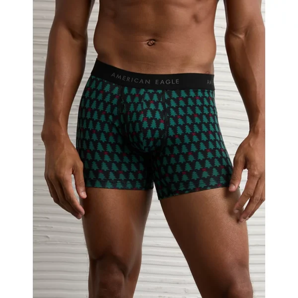 AEO Men's Sweater Tree 4.5" Classic Boxer Brief - Black