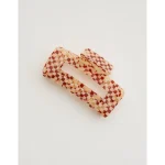 Aerie Large Rectangle Hair Clip - Medium Brown