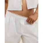 Aerie Off-Duty Poplin Trouser PJ - Soft Muslin