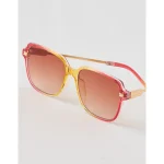 Aerie Oversized Vintage Sunglasses - Yellow
