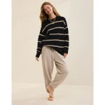 Aerie Softest Luxe Crew Sweater - True Black