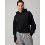 OFFLINE By Aerie Cloud Fleece Classic Length Hoodie - True Black