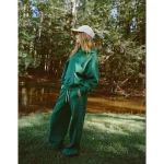 OFFLINE By Aerie Cloud Fleece Nylon Track Trouser - Everglade